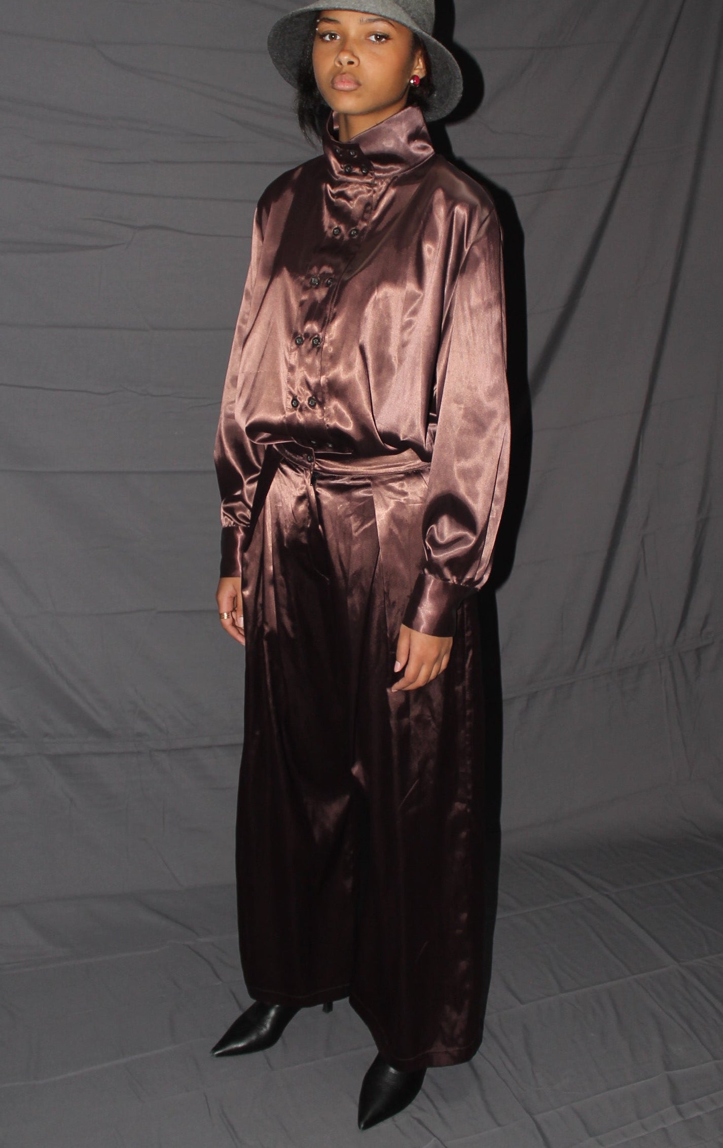 Satin lounge trousers