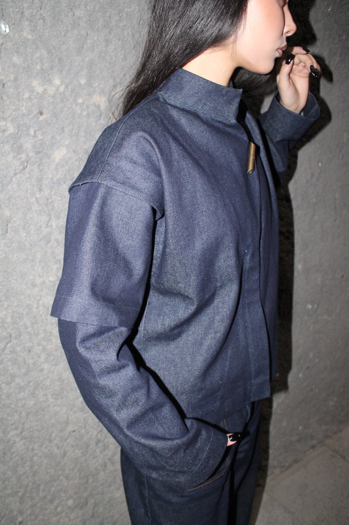 Pre Order Denim collared