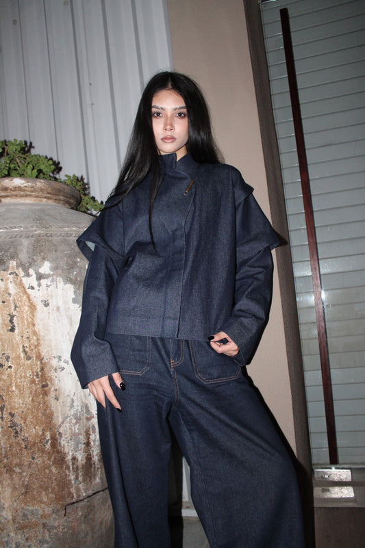 Pre Order Denim collared